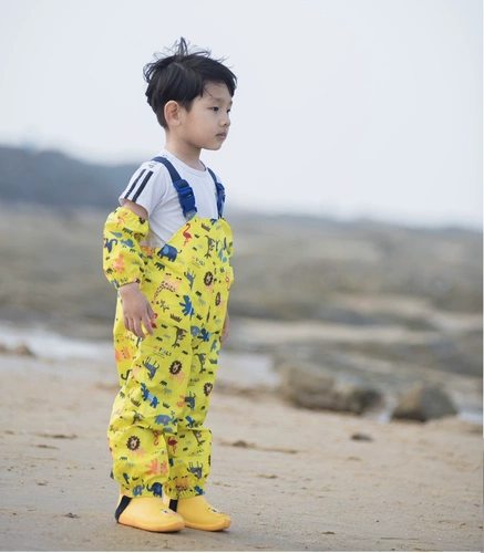 Детские штаны, водонепроницаемый дождевик подходит для мужчин и женщин для раннего возраста