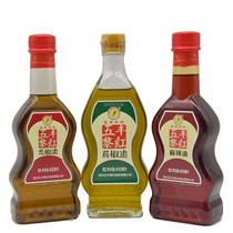 Sichuan Wufengli Safflower pepper oil Rattan pepper oil Spicy oil 400mlx3 bottles Special hemp spicy sesame oil Red oil specialty