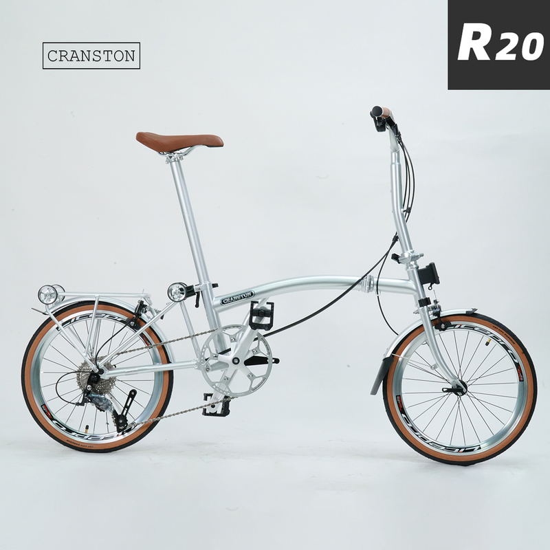 Cranston Xiaobu 70% off Folding Bike 20-Inch 9-Speed Bicycle for Adults, Ultra-Light and Portable Retro Push Bike