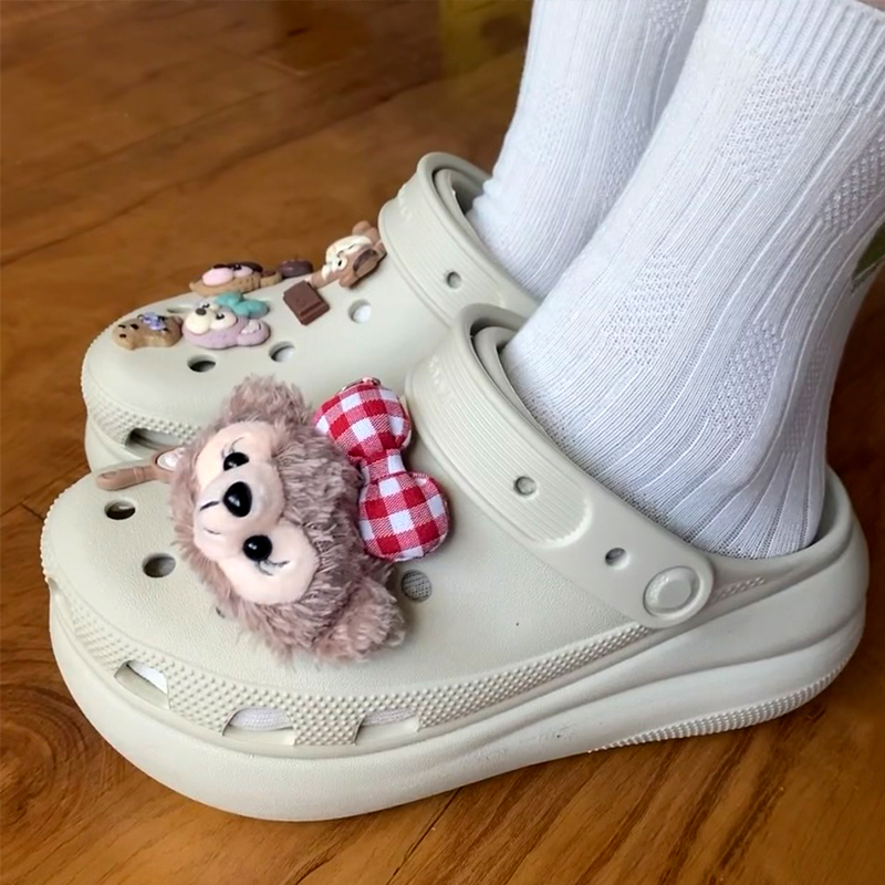 3D Crocs Shoe Accessories DIY Shoe Charms Detachable Decorations Disney Cute