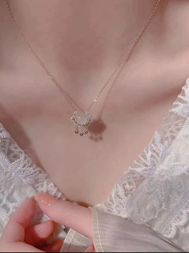 Детский сувенир, защитный амулет, детское ожерелье для новорожденных, подвеска, серебро 925 пробы