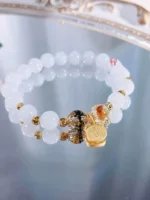 [Браслет Tiger Brace Milk Milk] Свяжитесь с размер обслуживания клиентов и не в состоянии сделать бесплатные добавки