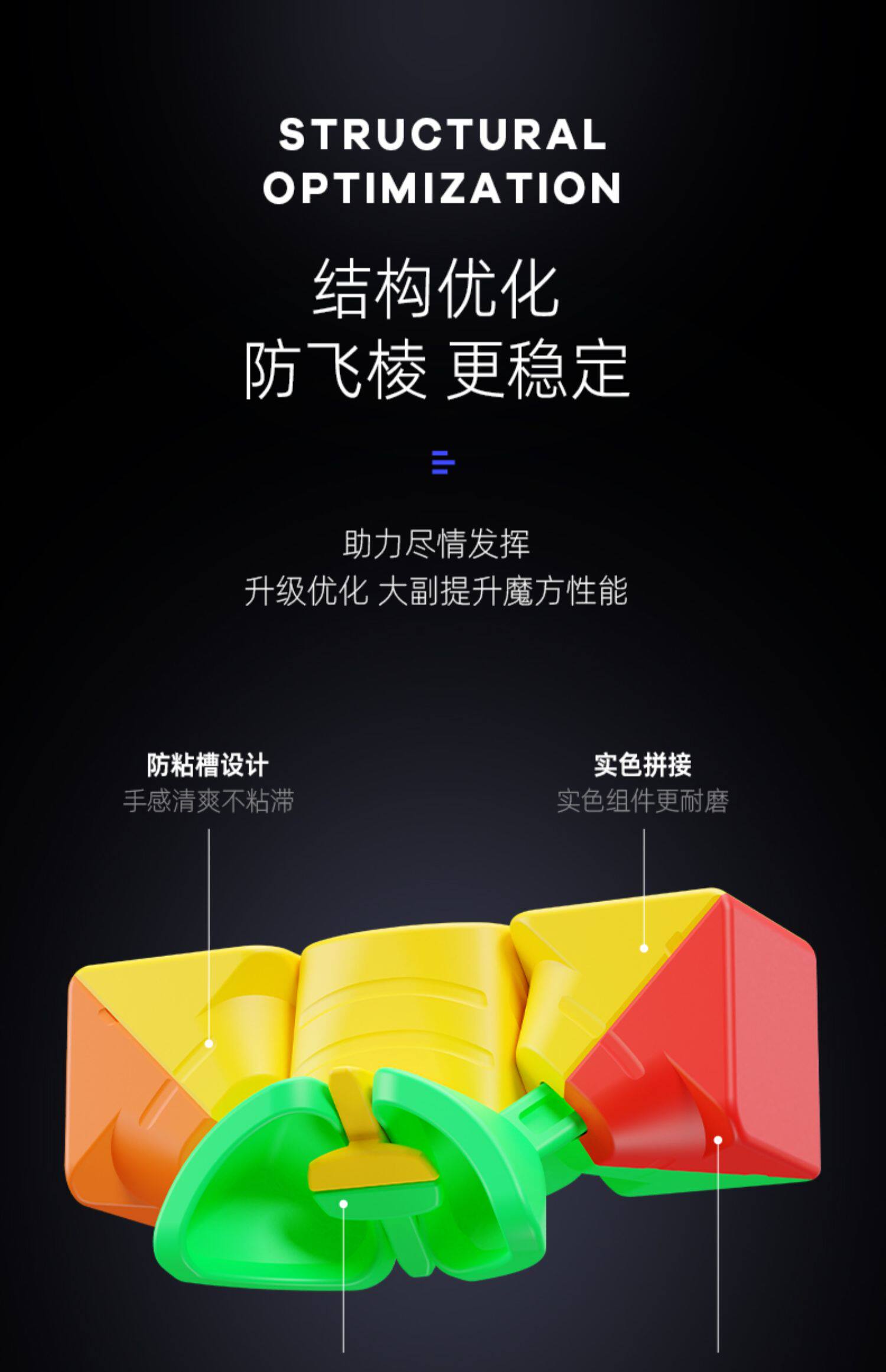 Кубик Рубика 魔方小站圣手磁力s三阶彩强磁定位松紧可调磨砂面防pop爆手速玩具 Kathrine