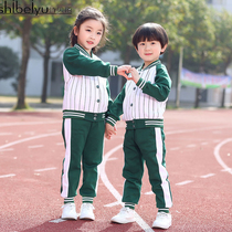 Kindergarten garden dress spring and autumn suit teacher English style childrens school uniform primary school uniform spring and autumn suit customization