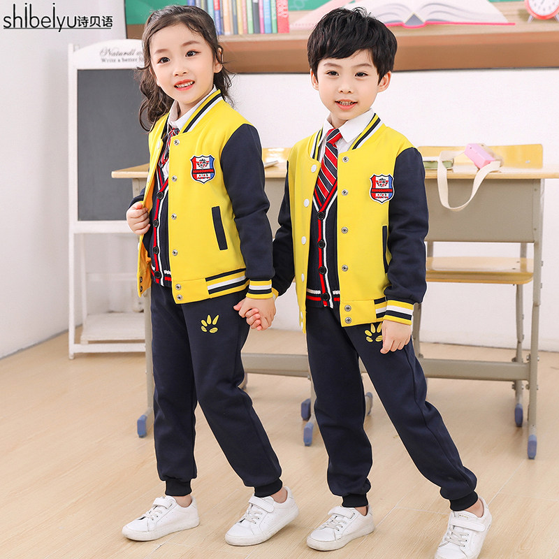 Kindergarten Garden Clothing Spring Autumn Clothing School Uniforms Three Sets College Wind Sports Clothes First Grade Class Suit Fall Children Winter