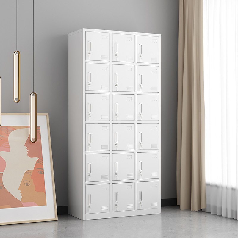 18-door 24-door employee locker with lock 24-door restaurant cupboard factory steel shoe cabinet gym cabinet
