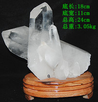 Rare natural Himalayan crystal cluster ornaments Japanese double Crystal Limlian permeable Crystal Bridge 92 models