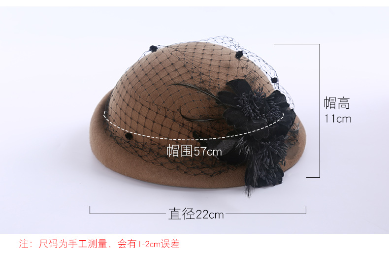 Chapeau pour femme TLOVE en Poilue - Ref 3233622 Image 12