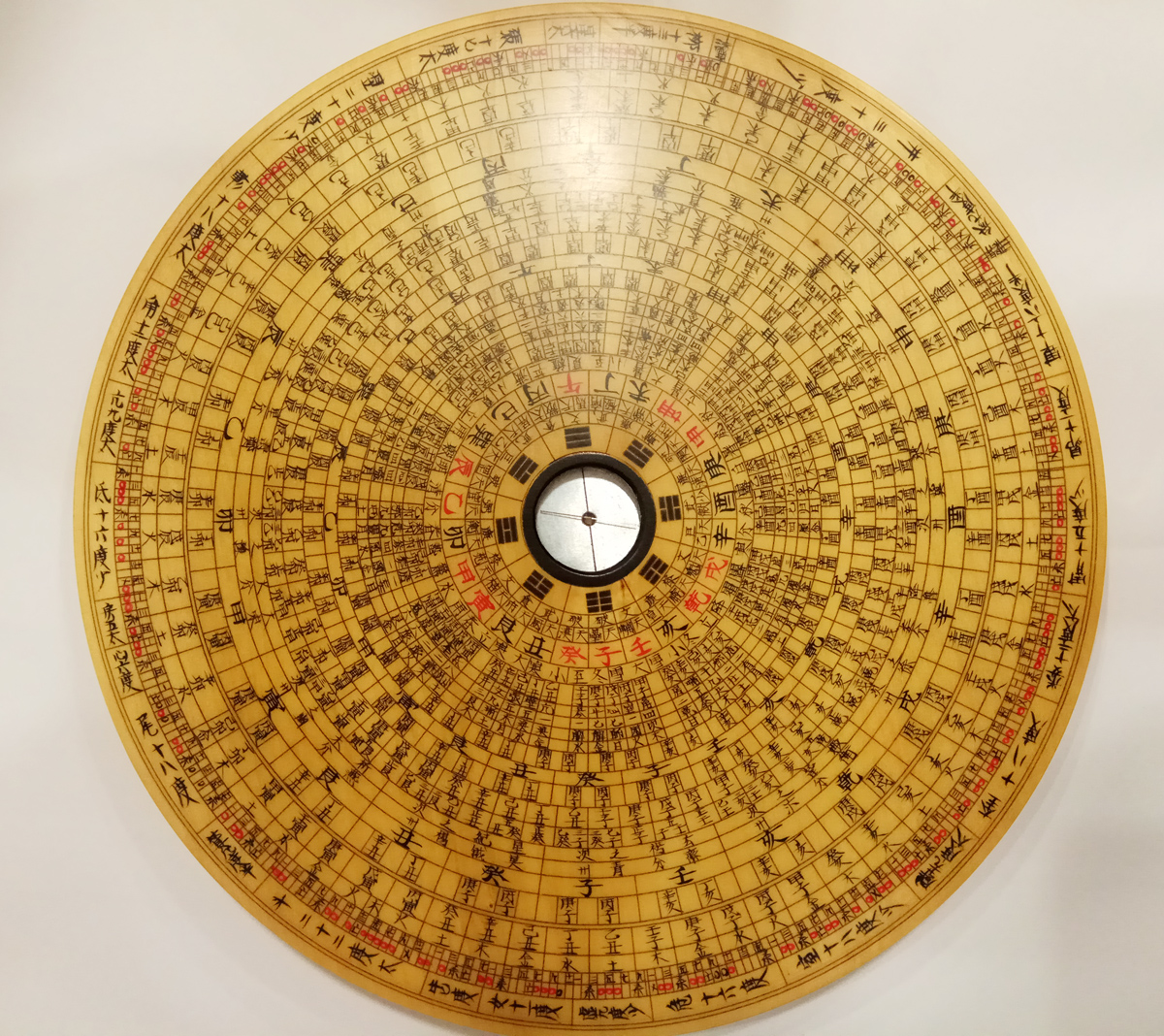 Thickened old ginkgo collection custom Wanan compass handmade 10-inch three-in-one plate professional Feng Shui compass 25 layers