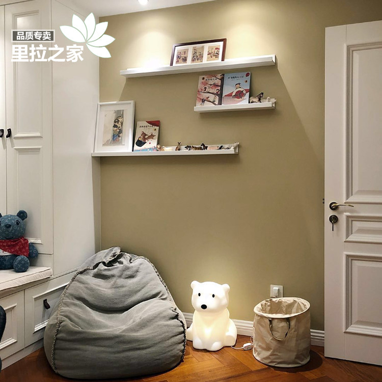 Solid color plain wallpaper imported pulp environmental protection non-woven wallpaper living room bedroom background wall modern simple Nordic Nordic