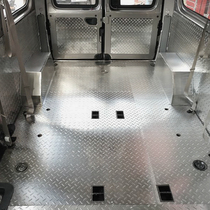 SAIC Datong V80 foot pad stainless steel floor car iron custom car aluminum plate truck modification accessories