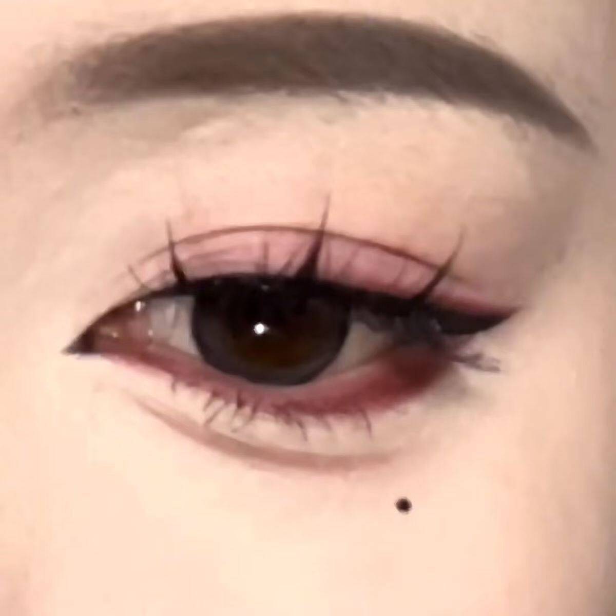 Mini Pocket Eyeshadow Single Color Red-Brown Multi-Use - Product image 7