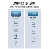 HDMI в VGA Converter Hami с интерфейсом Audio Vision Посмотреть телевизионный проектор дисплей VJA Connector HDIM Ноутбук набор компьютер