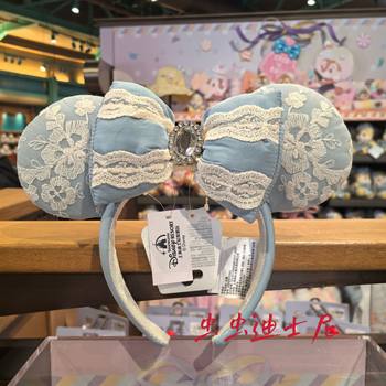 Shanghai Disney Domestic Purchasing Service Cinderella Cartoon Bowknot Hairband Headwear