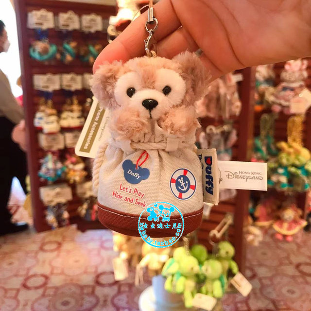 Hong Kong Disneyland Hide-And-Seek Stellalou Duffy Shelliemay Gellardoni Phone Strap Plush Pendant