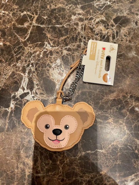 Hong Kong Disneyland Duffy Shelliemay Linabell Olu Luggage Tag Mirror Portable Carry-On Accessory