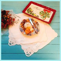 Microflaw sale British retro elegant cotton handmade lace embroidered napkin handkerchief handkerchief scarf