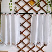 Foreign Trade Outlet Original Single American Countryside Cloth Art Embroidered Finished Wear Bar Curtain Door Curtain Door Curtain Toilet Door Curtain