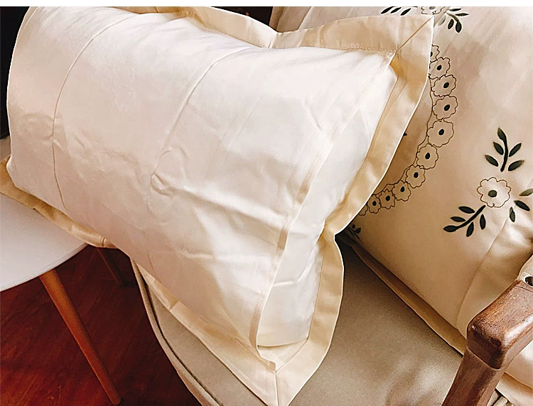 Wayward bán vườn vải đầy đủ polyester satin thêu đơn gối bộ đồ giường sofa ghế gối thắt lưng gối gối cao su