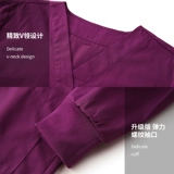 Хлопковая летняя тонкая униформа врача, рабочий лонгслив подходит для мужчин и женщин, короткий рукав