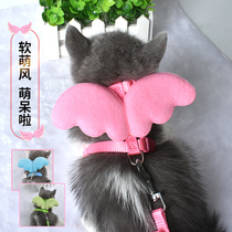 Walking cat rope cat chain cat traction rope anti-break free cat rope chest strap cat traction rope cat collar cat supplies
