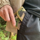 Тактический короткий бумажник, вместительный и большой картхолдер, нейлоновый кошелек