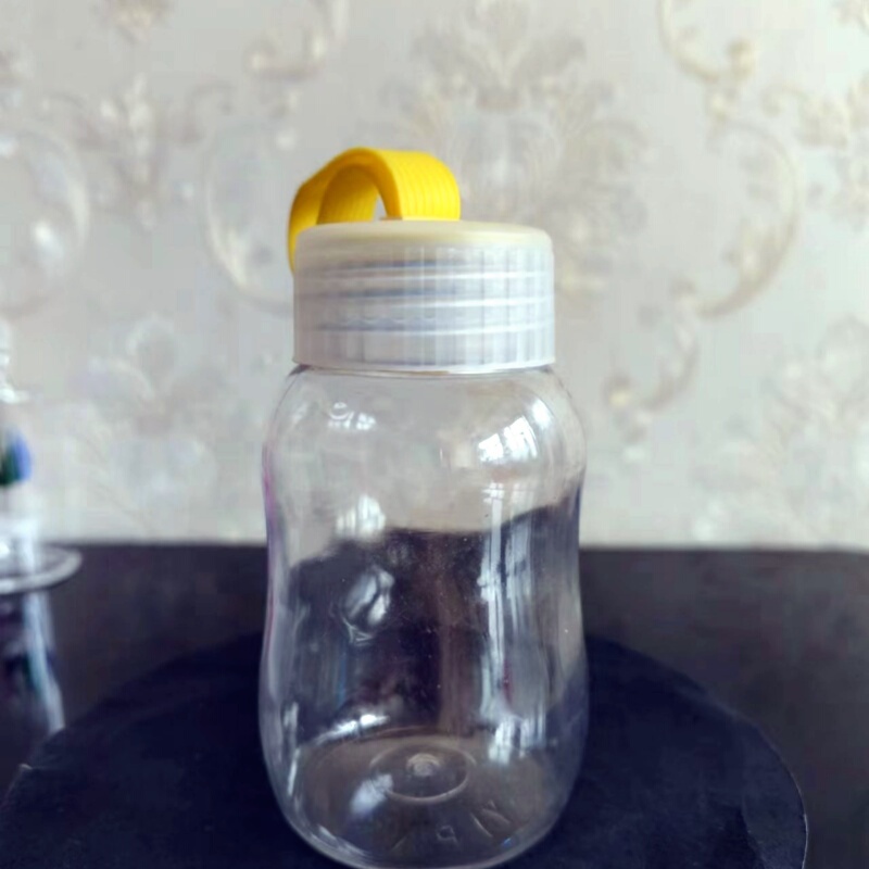 Cartoon Glass Cup with Portable Lid, Mini Creative Children's Cup with Handle, Already Fixed and Ready to Use