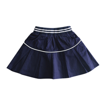Feitian Xiaoya summer skirt primary school uniform skirt girl British style short skirt girl Joker pleated skirt summer dress