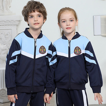 Primary school uniforms spring and autumn suits three or two sets of baseball uniforms for childrens sports class uniforms