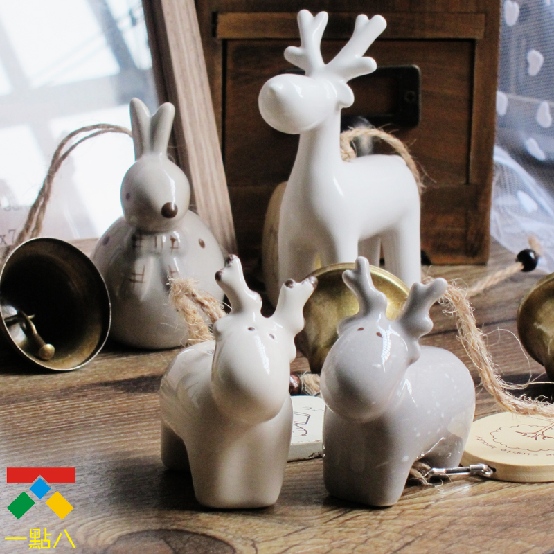 Day Style Creativity Cartoon Animal Ceramics Windbell Children Students Creative Girls Birthday Presents Bedroom Hanging Accessories