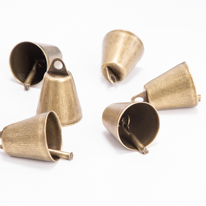 Creative Metal Small Bell Pendant DIY Handmade Wind Chime Material Accessories Mini Pet Cow and Sheep Bell Decoration Car Hanging