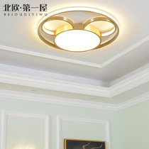 Postmodern simple household living room light luxury Creative personality Net red led ceiling lamp Bedroom lamp Nordic lamps