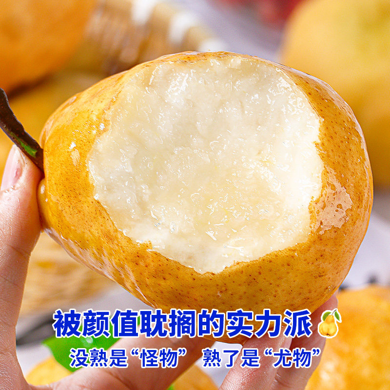 烟台中华丑梨，9斤整箱佛手太婆大头梨，当季鲜果怎么选？-梨-淘宝好物网