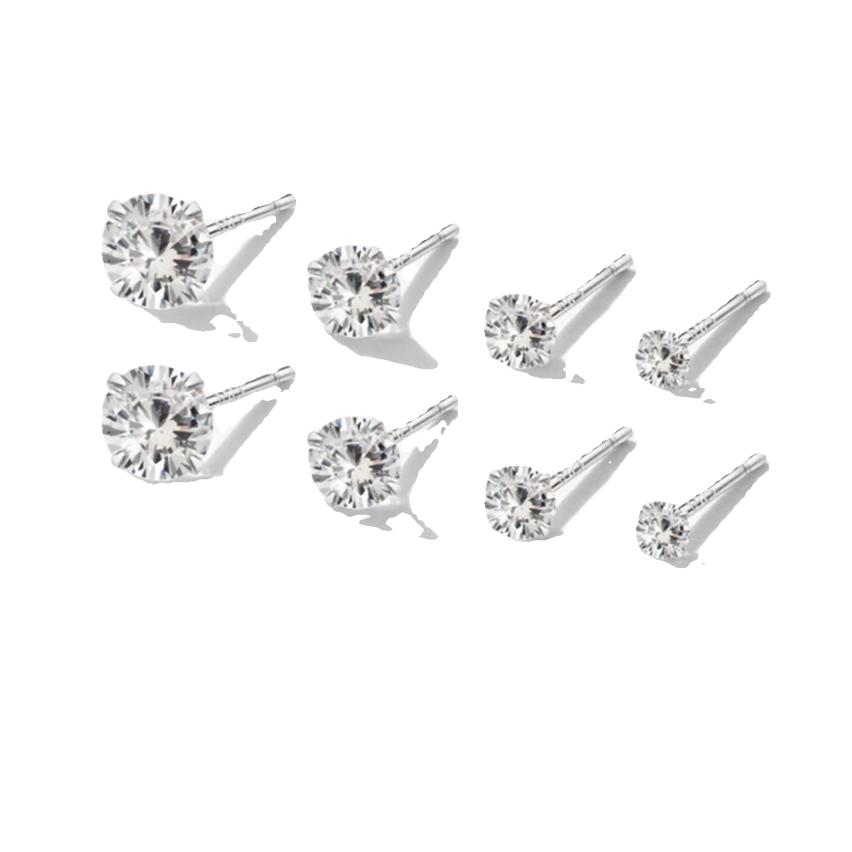 Серьезные серьги с цирконами, элитного класса