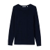 Gấp | MECITY cotton nam phiên bản Hàn Quốc của áo len cổ tròn áo len trẻ trung - Kéo qua Kéo qua