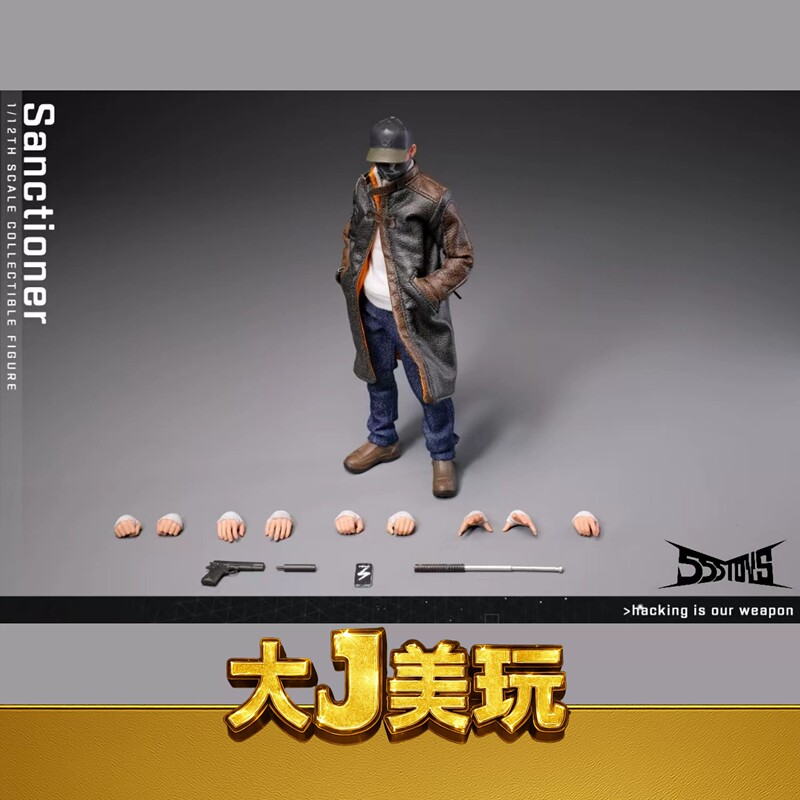 【In Stock】555Toys 1/12 Watchdog Aiden Pierce Action Figure 【In Stock】555Toys 1/12 Watchdog Aiden Pierce Action Figure