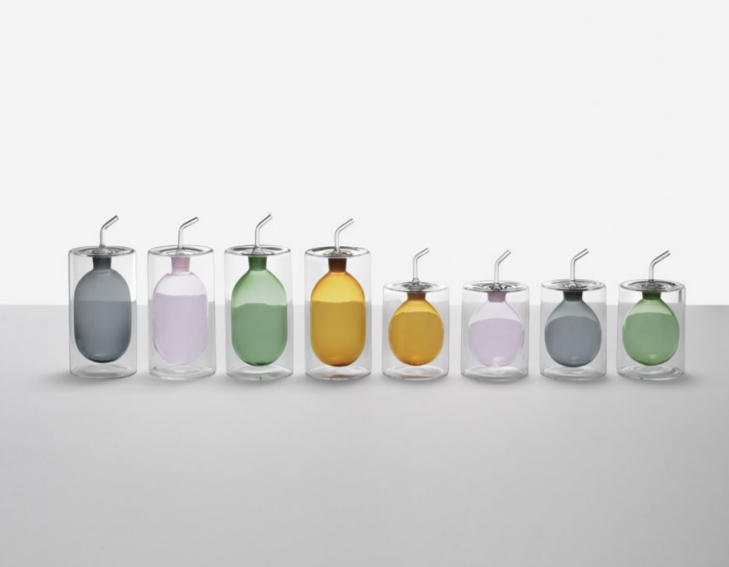 Domestic spot Italy Ichendorf Milano glass oil jug Sauce Bottle Olive Oil Pot Transparent Home