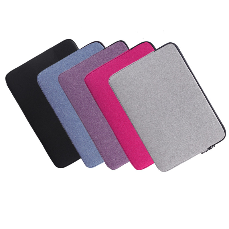 Simple slim fall-proof velvet thickened men's and women's Oxford cloth 13 inch 15 inch protective cover laptop liner bag