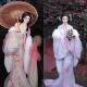 Flower Goddess Yu Ji and Warring States Robe Large Volume Gorgeous Hanfu
