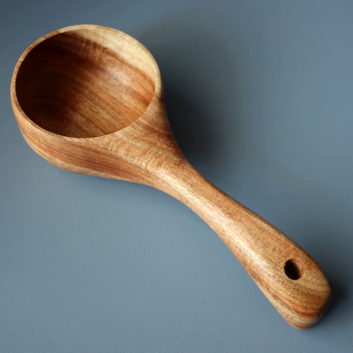 Creative Korea ест высушенную ложку рисового чаша, приготовление деревянной каши миски, японская в стиле домашний совок риса, ложка, душевая вода