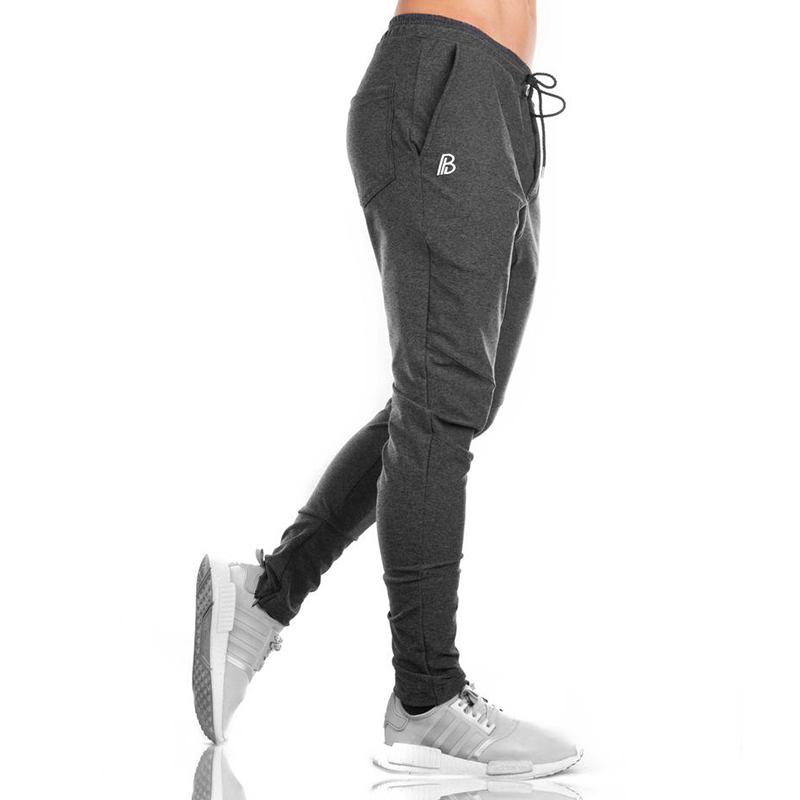 Muscle Fitness Training Slim Fit Athletic Pants Men Cotton Quality Running Sports Pants New Elastic Body Slim Fit Pants Thin-Taobao