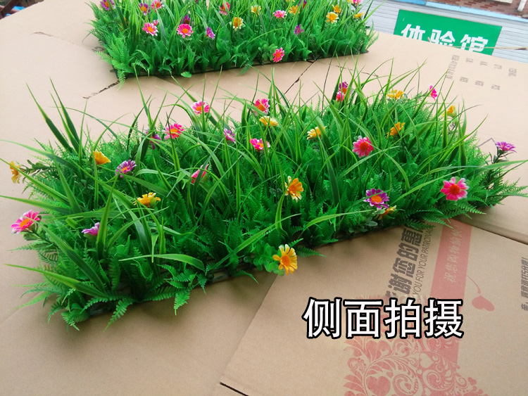 Mô phỏng phân vùng cỏ cây xanh Lẩu cửa hàng Internet quán cà phê trang trí bãi cỏ nhựa Rãnh đặt cỏ giả hoa - Hoa nhân tạo / Cây / Trái cây hoa mai giả