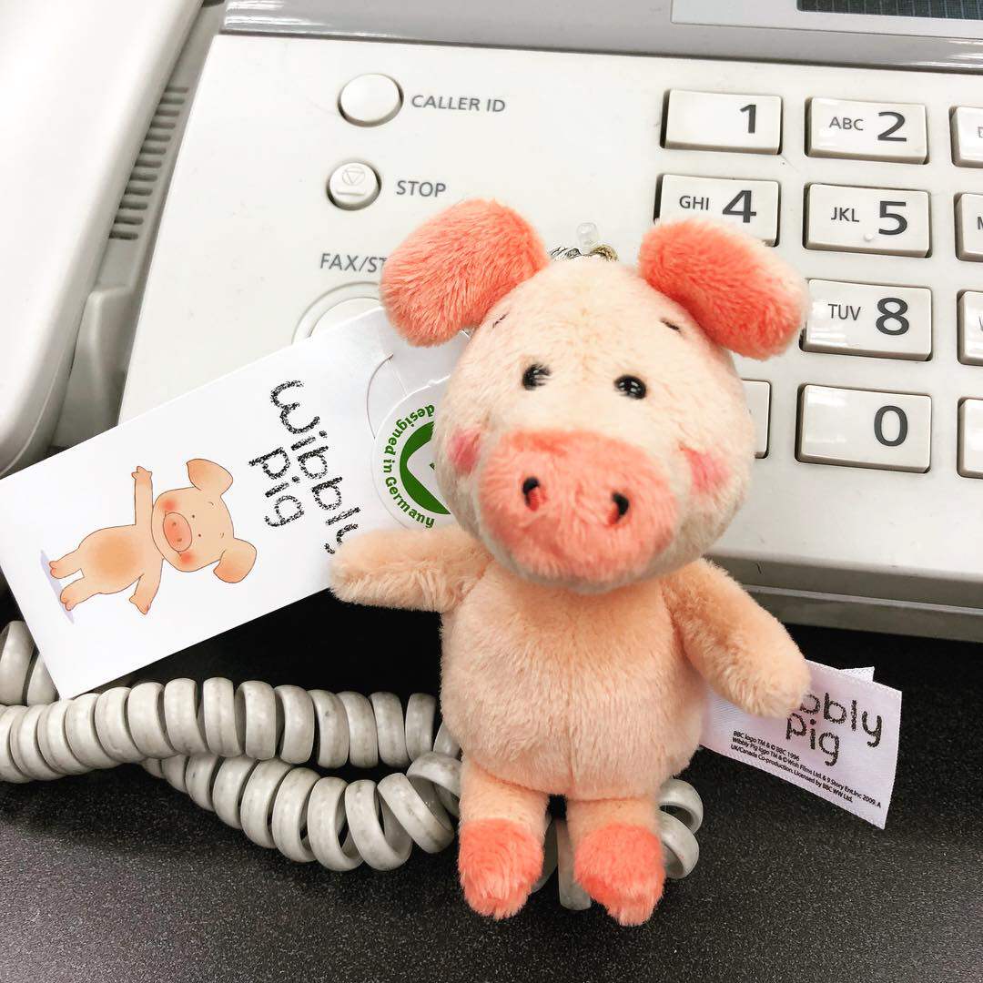 (Goo Baoshan Shang Society) Japan Collab Delicately Pig Pig Girl Key Hanging Bag Pendant