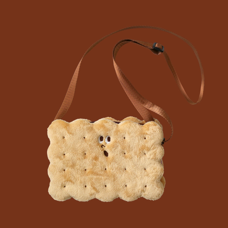 (Goose Baoshan Trading Company) Japan Mail Gladee Sandwich Biscuit Shape Messenger Bag Shoulder Bag
