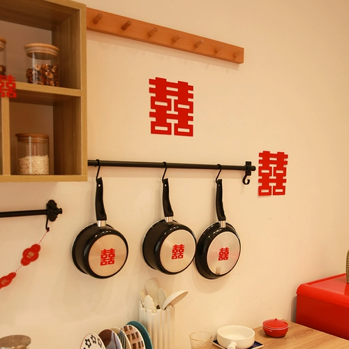 Свадебная схема свадебной свадебной комнаты Выделен 囍 Декоративный шкаф шкаф