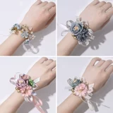 Цветок на запястье для невесты, танцующий браслет, для подружки невесты, изысканный стиль