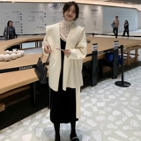 Зимнее красное летнее пальто с капюшоном, шерстяной плащ, куртка, изысканный стиль