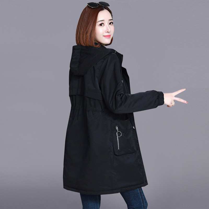 Parker down Cotton Coat for Women, Mid-Length, Petite Size, 2026 Winter New Style for Mothers, Padded Cotton Windbreaker Jacket