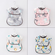 Baby eating clothes baby bibs waterproof and anti-dirty childrens anti-dressing