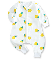 Gauze Sleeping Bag Baby Summer Thin spring autumn Sub-legged Sleeping Bag Baby Four Seasons Universal Child Toddler Child Prevention Kick